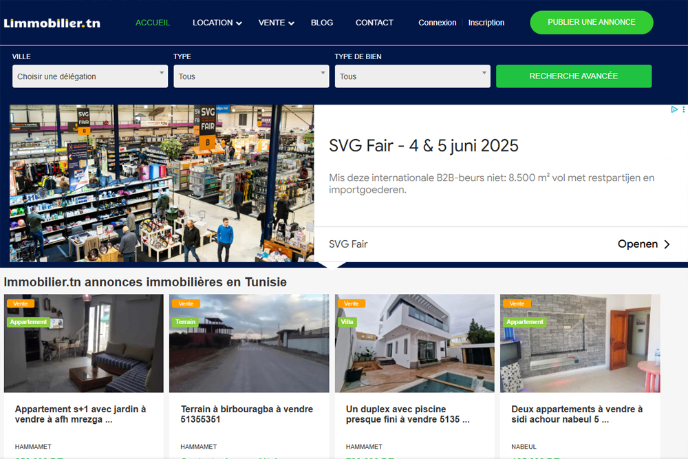 Immobilier.tn : La Référence pour l’Achat, la Vente et la Location en Tunisie
