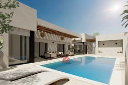 Villa avec piscine privée à houmt souk djerba - réf p653