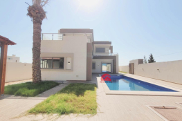 Villa avec piscine - djerba za - titre bleu - réf v684