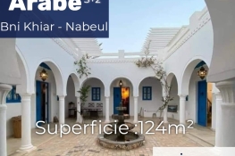 Maison arabe rdc s+2 à beni khiar à vendre 51355351