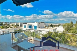 Duplex S+3 avec vue sur mer à Gammarth Supérieur