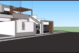 villa en cours de construction près de la mer