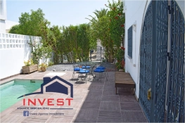 S1 meublé avec piscine et jardin à Gammarth
