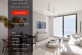 Appartement S+2 Haut Standing à Vendre à Zone Touristique Mahdia