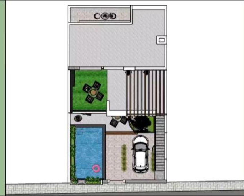 Villa en cours de construction près de la mer