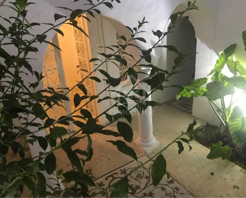 Maison arabe s+2 meublée à vendre à hammamet centre ville 51355351