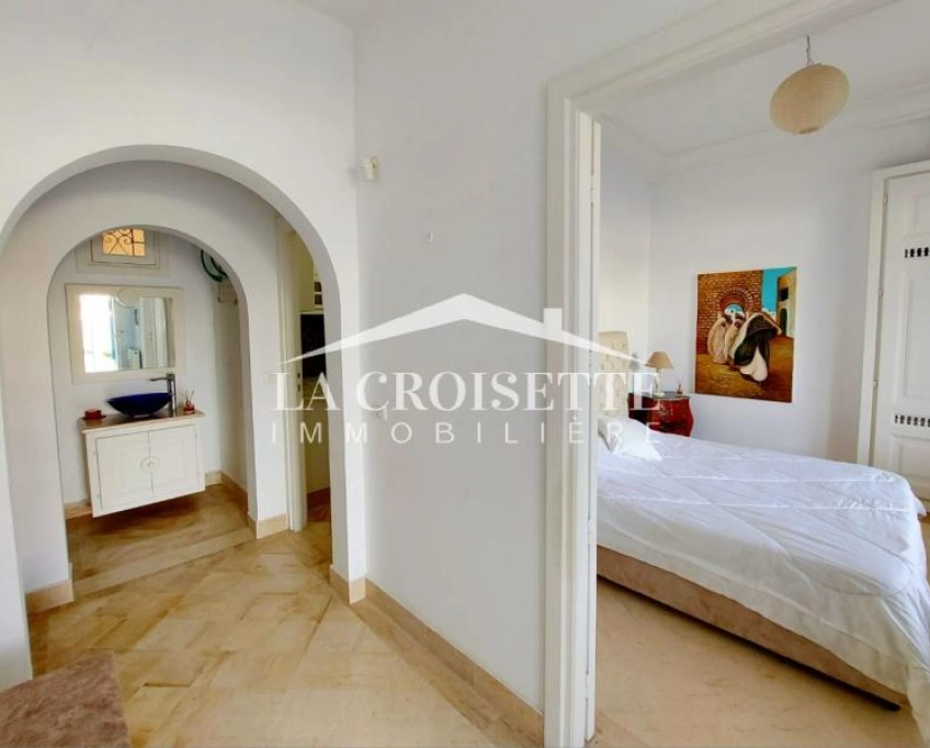 Rez-de-chaussée de villa s3 meublé à la marsa mrcl0116