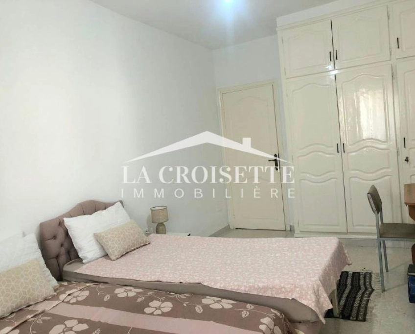 Etage de villa s2 meublé à la marsa zel0576