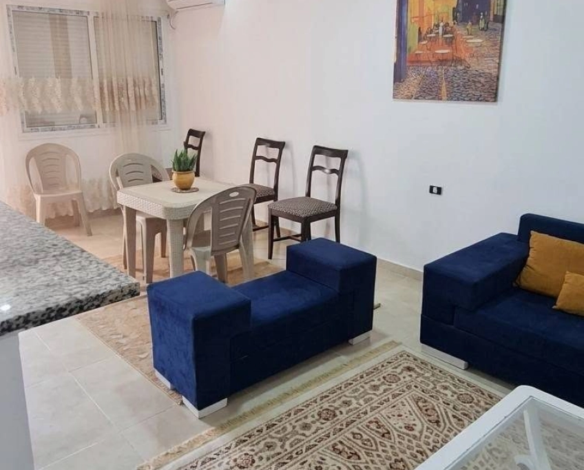 Charmant s+2 rdc avec terrasse – 3 min plage hammam ghezaz