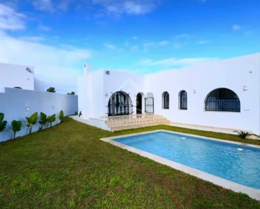 Une villa toute neuve avec piscine à vendre à hammamet sud 51355351