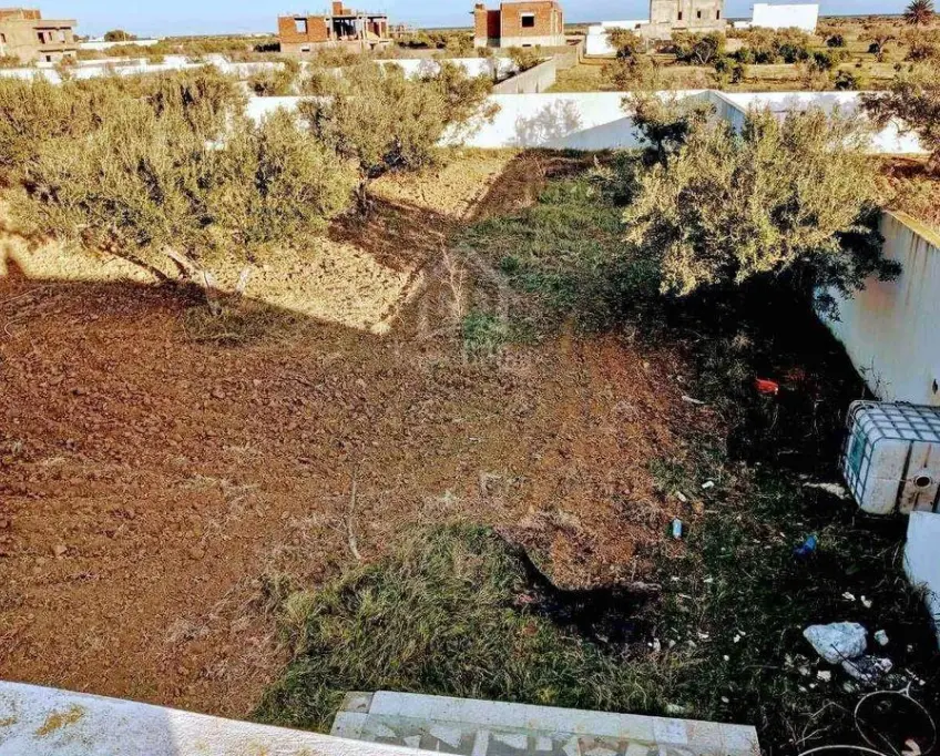 Un terrain de 2100 m² avec 1 studio à hammamet sud à vendre 51355351