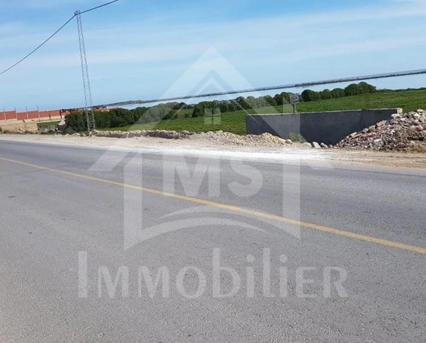 Terrain pieds dans l'eau avec 2 garages à korba à vendre 51355351