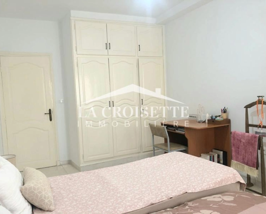 Etage de villa s2 meublé à la marsa zel0576