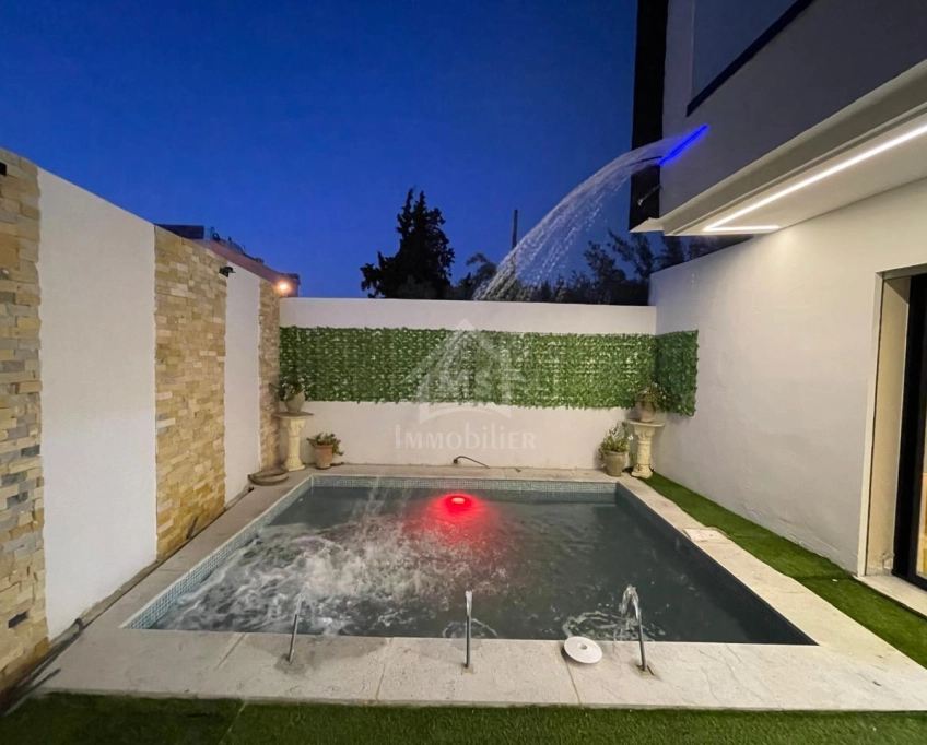 Duplex meublé avec piscine à hammamet nord à vendre 51355351