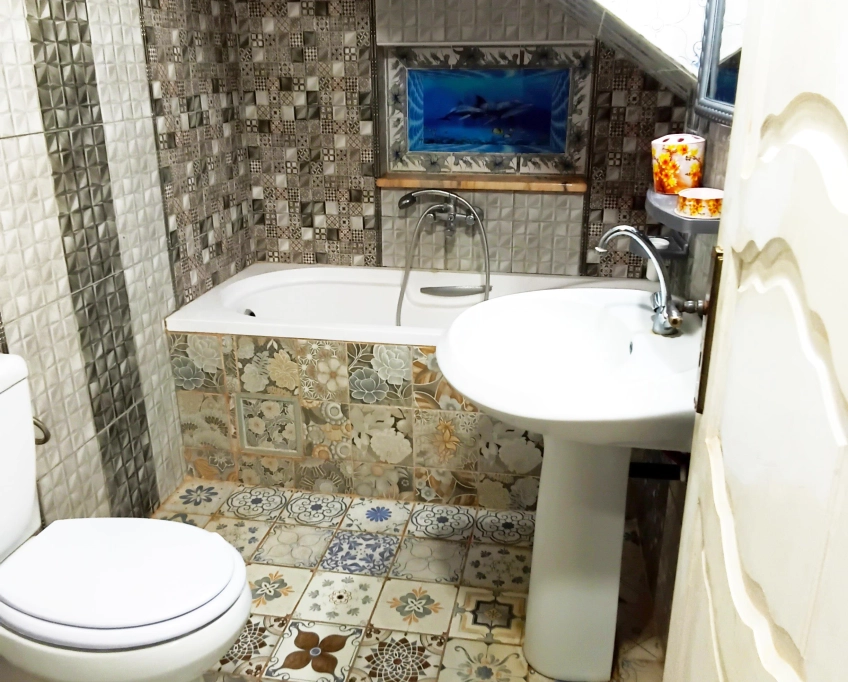 منزل مؤثث ، يبعد 1 دقيقة مشي عن البحر ، في قصور الساف في المهدية