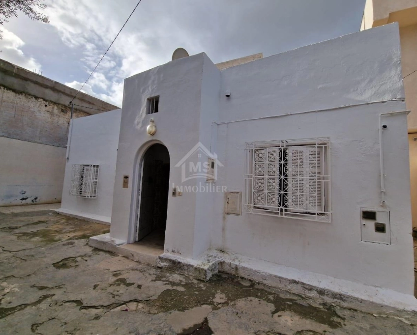 Maison arabe s+2 renouvelée à vendre à hammamet 51355351