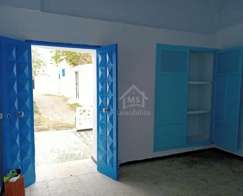 Maison arabe s+2 avec garage à vendre à hammamet 51355351