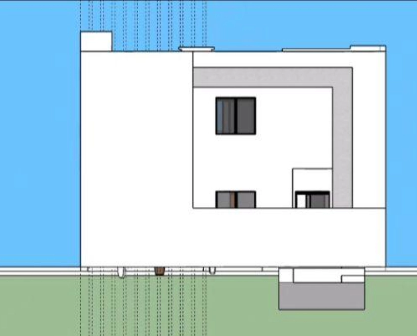 Villa en cours de construction près de la mer