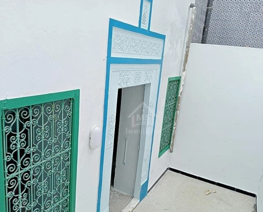 Maison arabe s+2 avec garage à vendre à hammamet 51355351