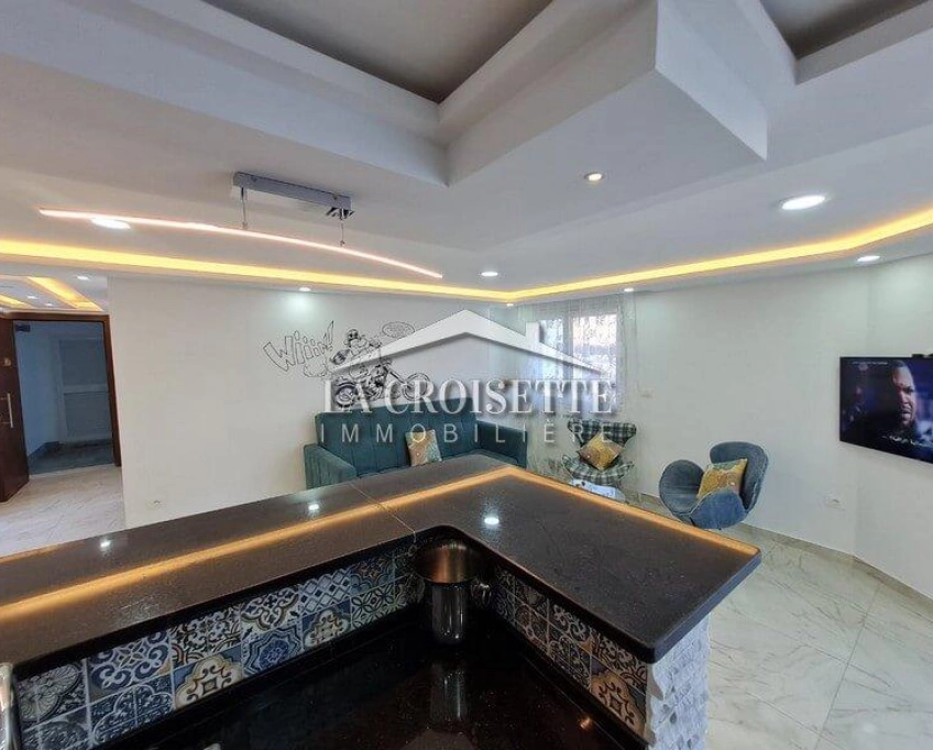 Appartement s1 meublé à la marsa mal3005