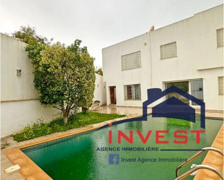 Villa avec piscine à gammarth