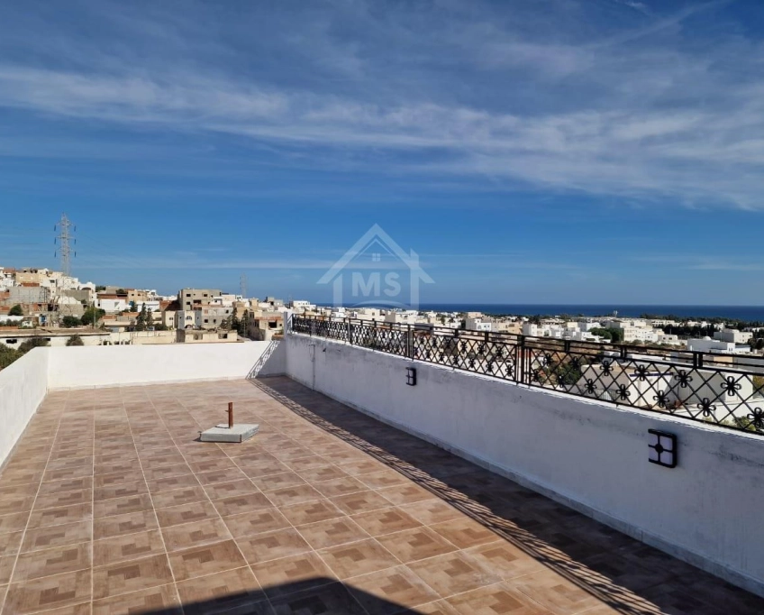 Duplex meublé avec vue de mer à hammamet nord à vendre 51355351