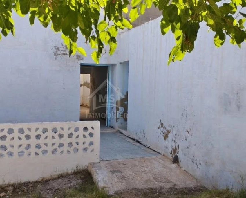 Maison arabe s+2 avec garage à vendre à hammamet 51355351