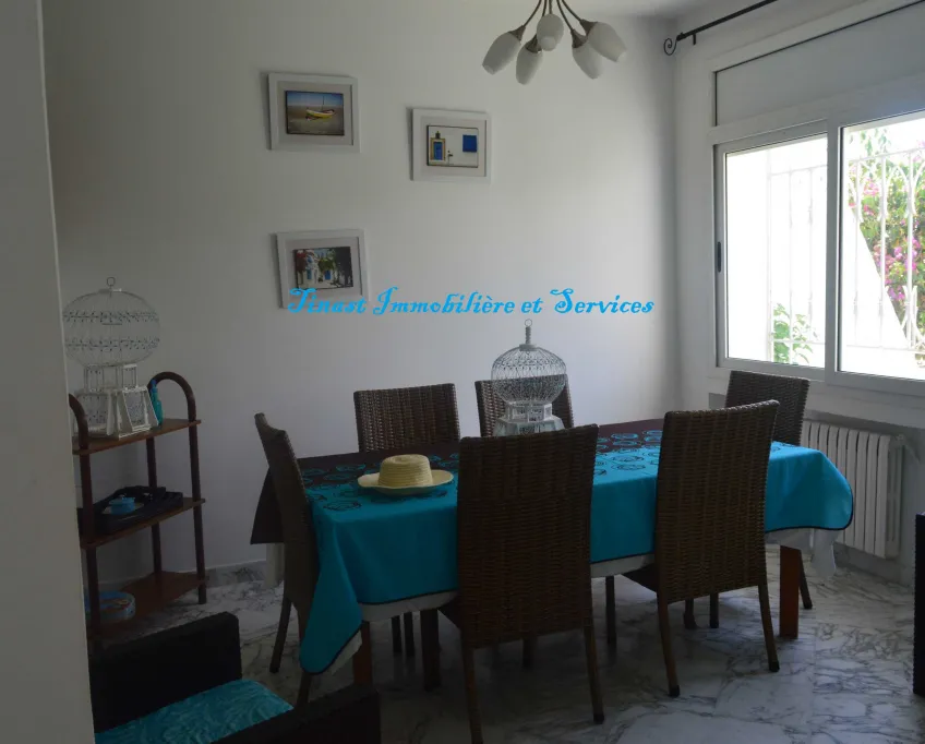 Une villa s+4 à hammamet nord pour la location estivale