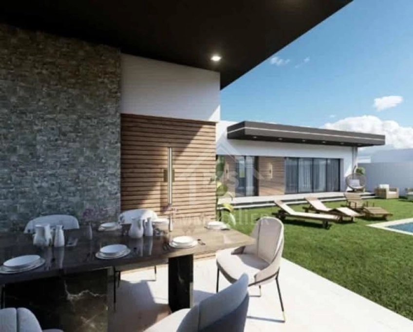 Villa toute neuve s+3 avec piscine à hammamet sud à vendre 51355351