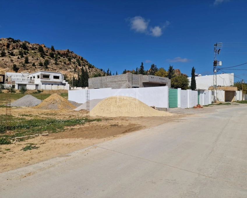 51355351للبيع أرض صبغة سكنية مساحتهتا 387 م² في الحمامات