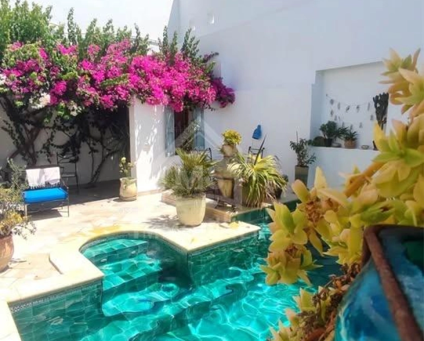 Maison arabesque avec piscine à nabeul à vendre 51355351