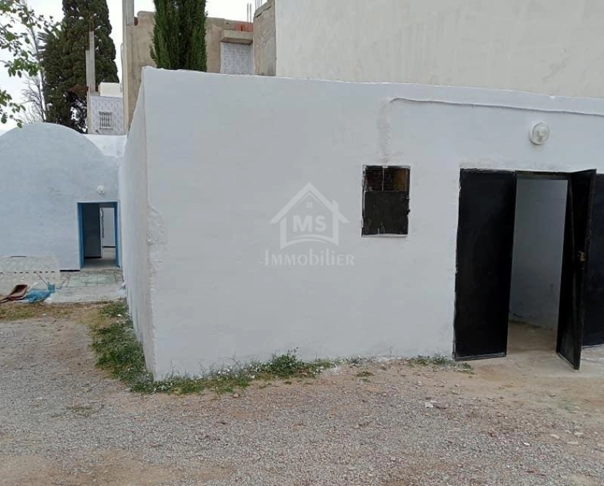Maison arabe s+2 avec garage à vendre à hammamet 51355351