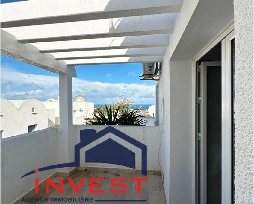 Duplex s+3 vue mer au golden tulip gammarth