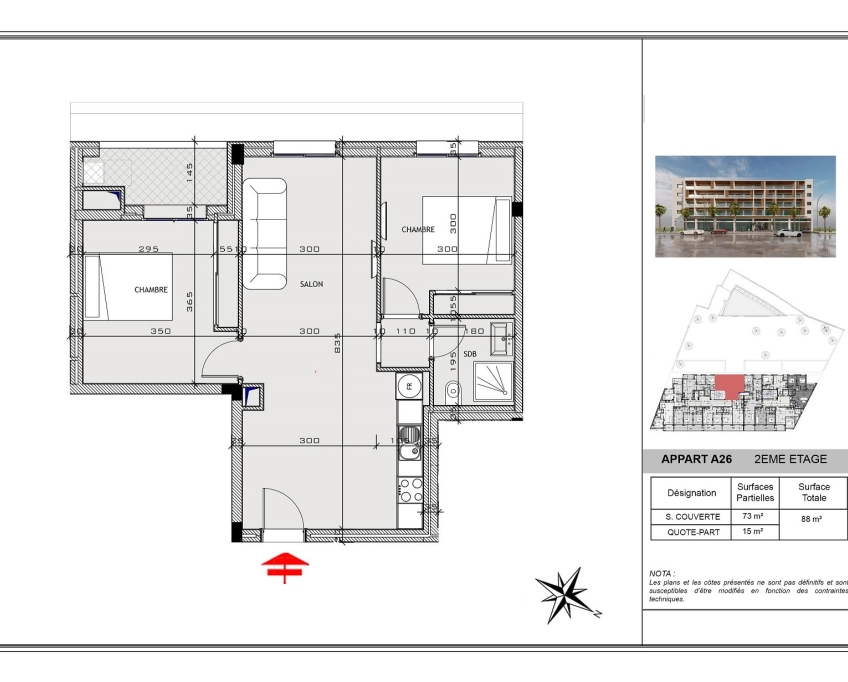 Appartement s+2 haut standing à vendre à zone touristique mahdia