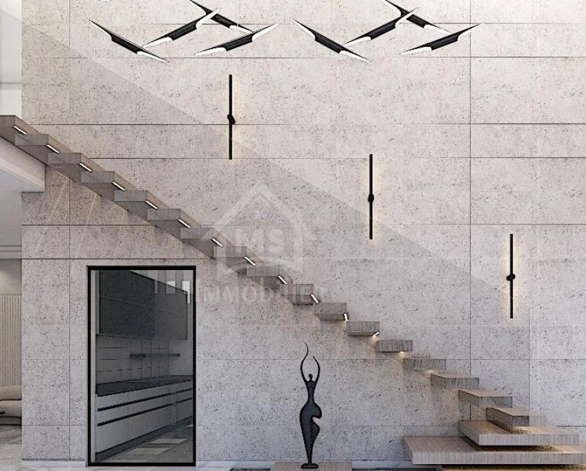 A vendre, villa sur plan s+5 à yasmine hammamet 51355351