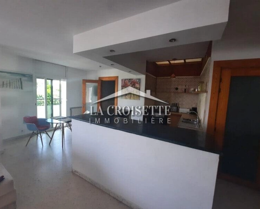 Duplex s2 meublé à la marsa zdl0460