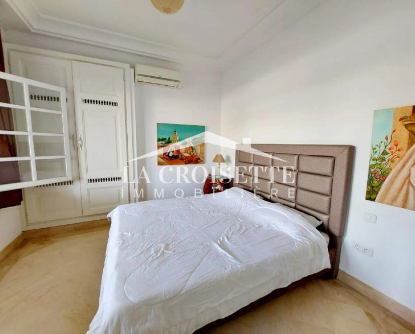 Rez-de-chaussée de villa s3 meublé à la marsa mrcl0116