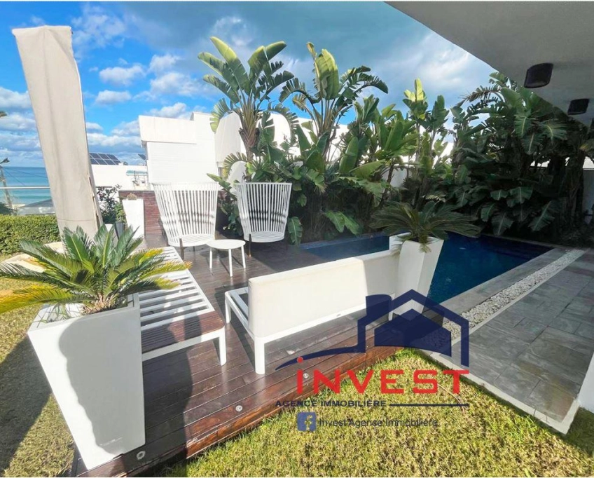 Villa jumelée vue sur mer à la marsa cube