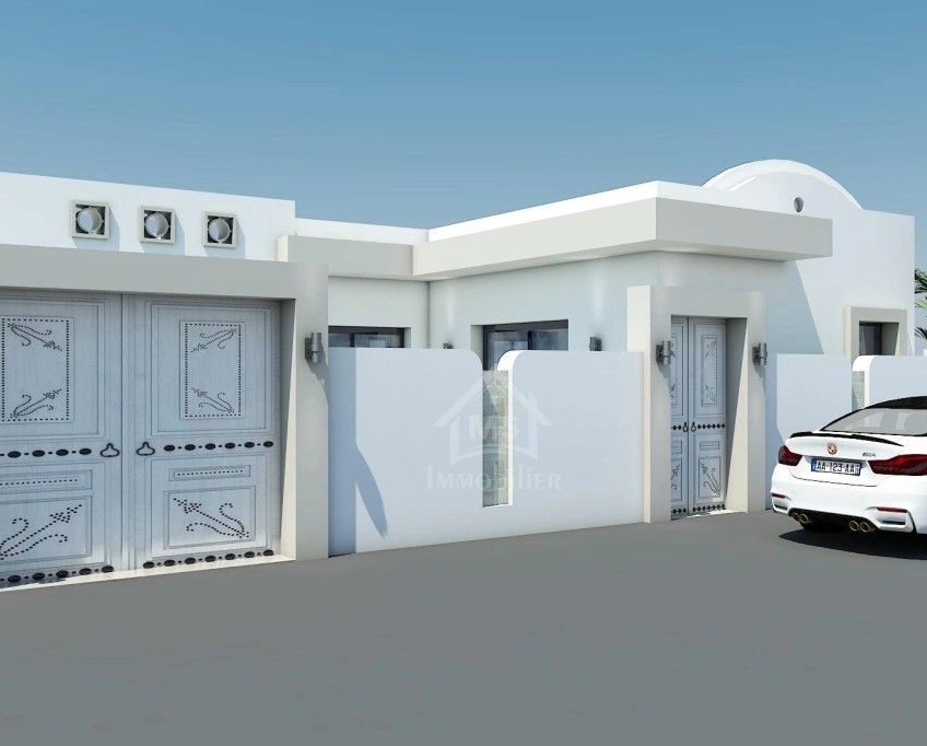 Villa s+2 sur plan avec piscine à vendre à hammamet 51355351
