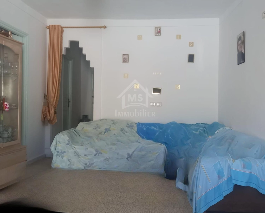 Maison s+2 avec un terrain à vendre à hammamet sud 51355351