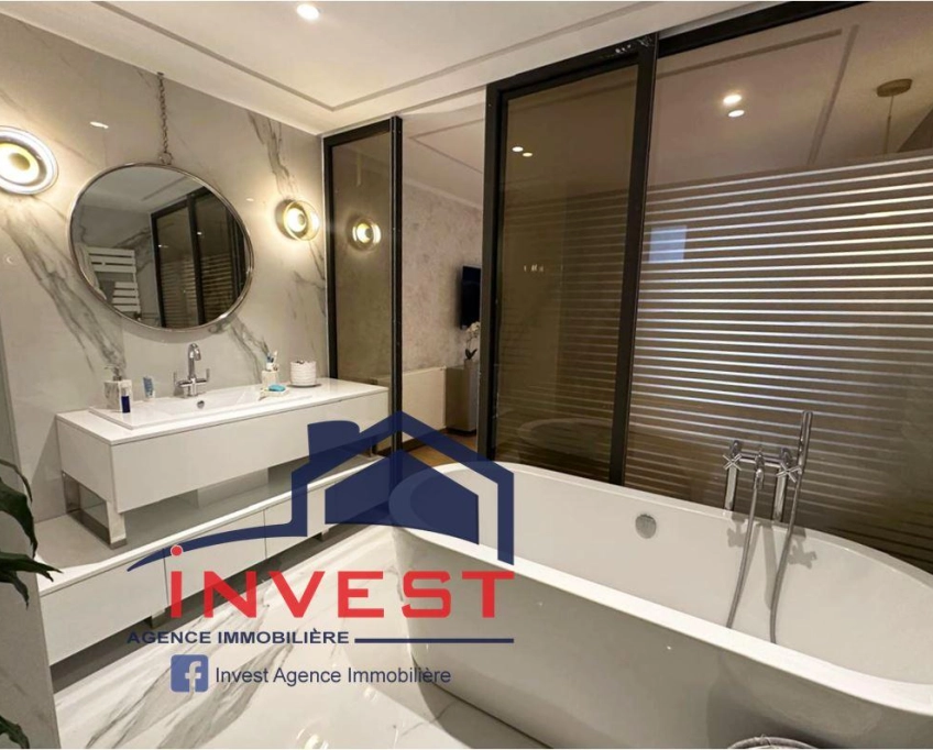 Villa meublé avec piscine et jardin au golden tulip