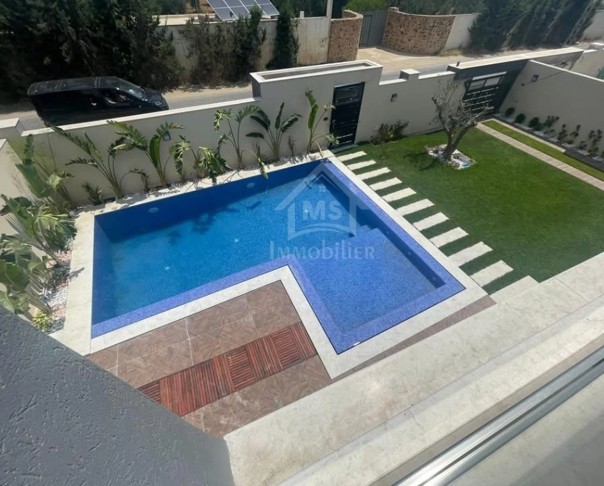 Villa toute neuve avec piscine et jardin à hammamet sud 51355351