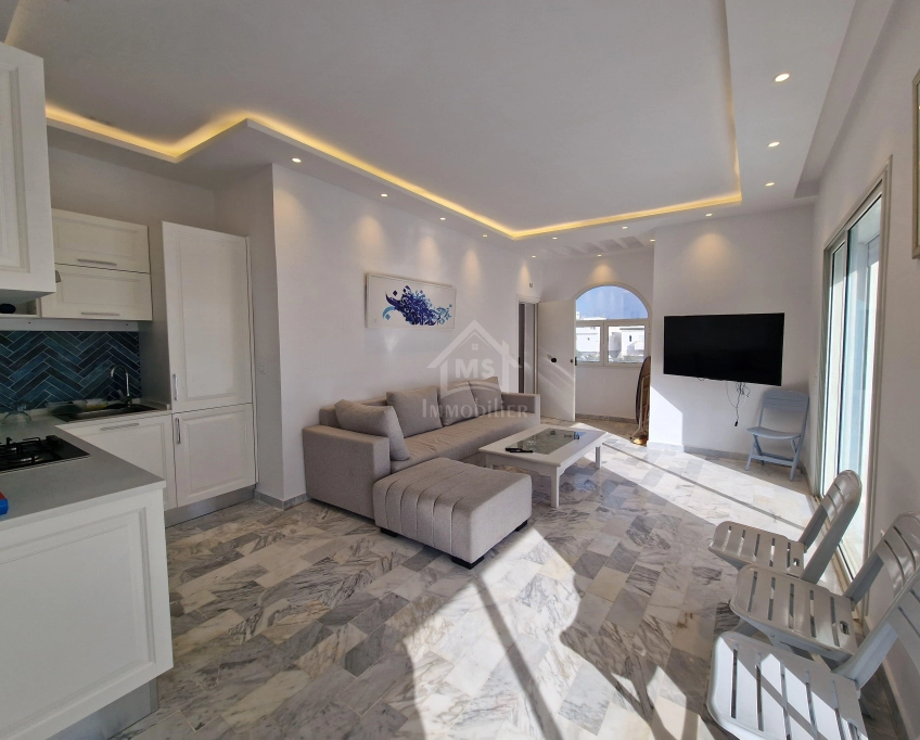 Appartement s+1 avec vue de mer à hammamet à vendre 51355351