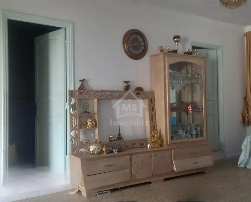 Maison s+2 avec un terrain à vendre à hammamet sud 51355351