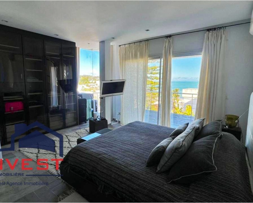 Villa jumelée vue sur mer à la marsa cube