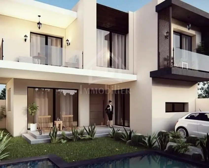 Duplex s+3 avec piscine encours de finition à vendre51355351