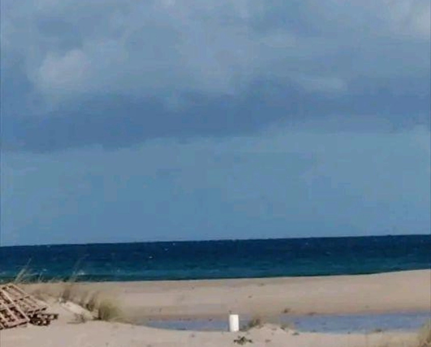 Terrain deuxième position de la mer