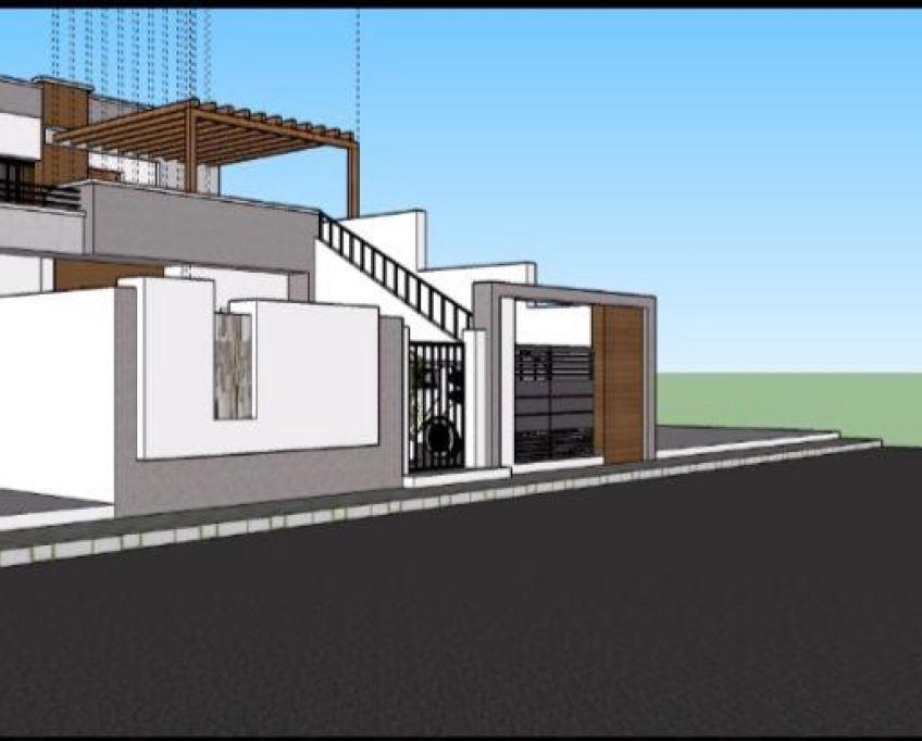 Villa en cours de construction près de la mer