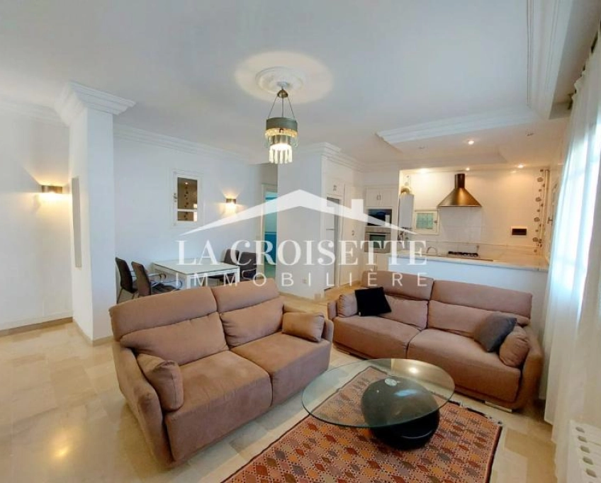 Appartement s1 meublé vue sur mer à la marsa mal1952