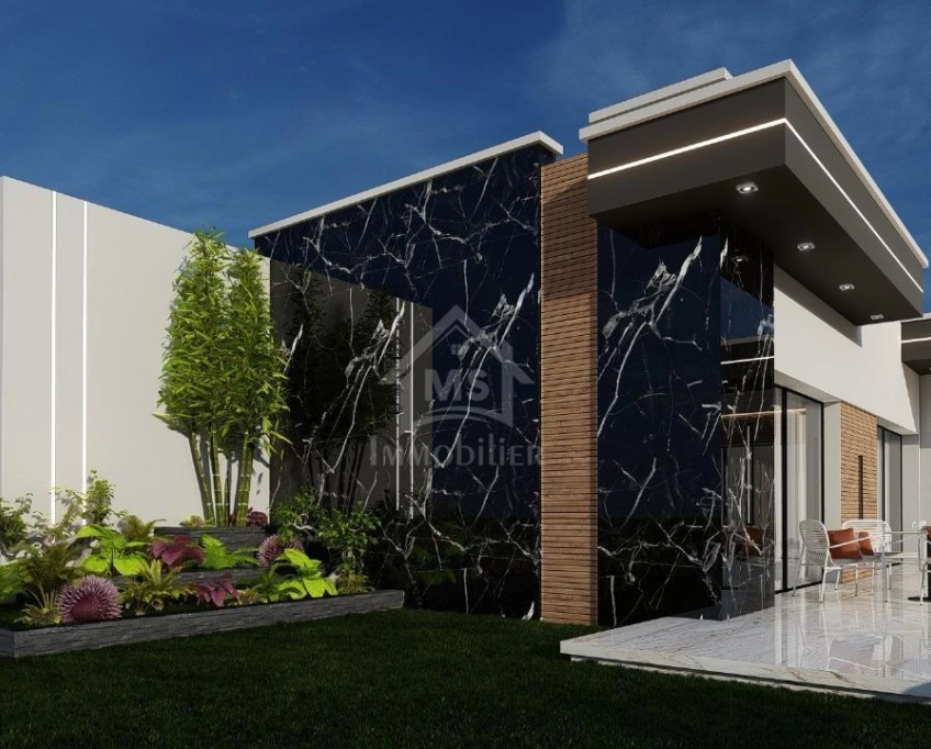 Villa encours de construction à vendre à hammamet sud 51355351